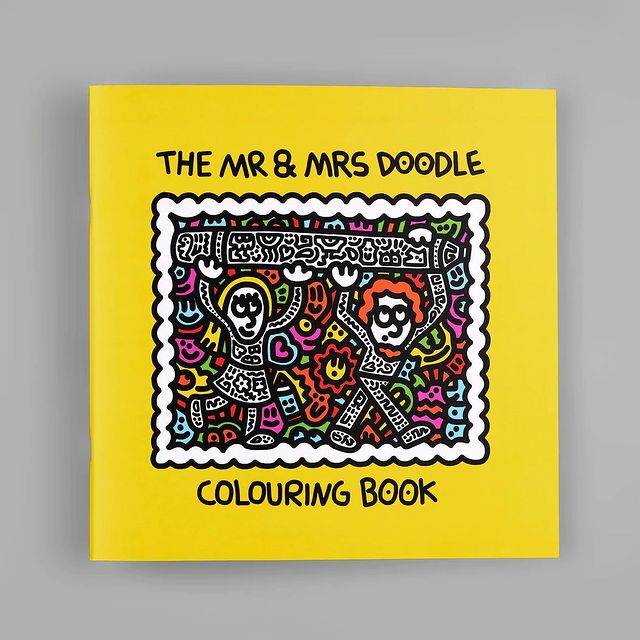 Mr & Mrs Doodle calouring book
